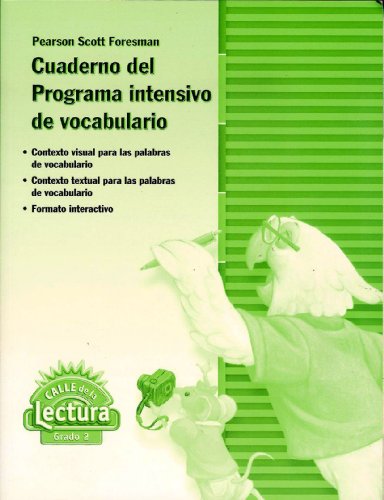 9780328402793: Calle de la Lectura Grado 2: Cuaderno del Programa intensivo de vocabulario (Grado 2)