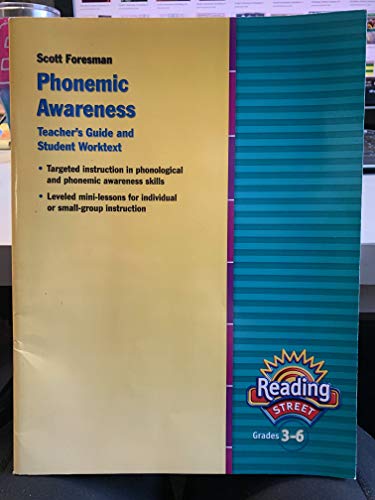Imagen de archivo de Scott Foresman Reading Street, Grades 3-6: Teacher's Phonemic Awareness Guide And Student WorkText (2018 Copyright) a la venta por ~Bookworksonline~