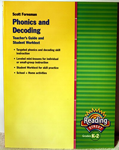 Stock image for Reading 2011 Phonics and Decoding Worktext and Teaching Guide Grade K/2 for sale by Better World Books