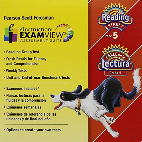 Imagen de archivo de Pearson Scott Foresman Reading Street, Grade 5: English And Spanish Version: eInstruction ExamView Assessment Suite With Passcode On CD-ROM: Original Wraps (2012 Copyright) a la venta por ~Bookworksonline~