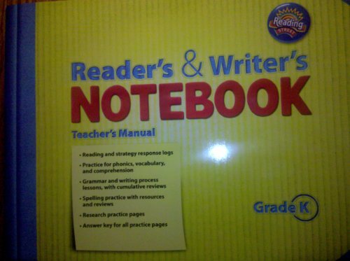 9780328484744: Reader's and Writer's Notebook, Teacher's Manual, Grade K