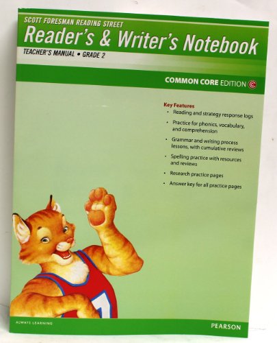 9780328484768: Pearson Scott Foresman Reader's & Writer's Notebook Common Core Edition (Reading Street Grade 2 Teacher's Manual)