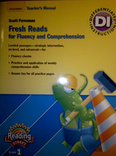 Imagen de archivo de Fresh Reads for Fluency and Comprehension Assessment Teacher's Manual a la venta por Better World Books
