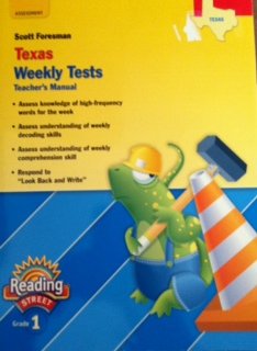 Stock image for Reading Street Grade 1 Texas Weekly Tests teacher's manual for sale by HPB-Red