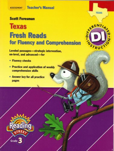 Stock image for Texas Fresh Reads for Fluency and Comprehension Teacher's Manual Reading Street Grade 3 for sale by HPB-Red