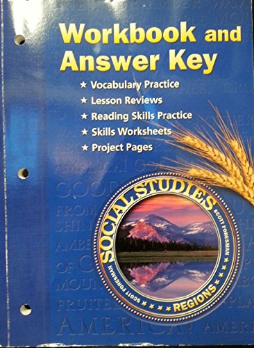 9780328522538: Workbook and Answer Key (Social Studies Regions)