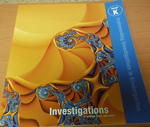 Stock image for Investigations in Number, Data and Space Implementing Investigations in Kindergarten for sale by ThriftBooks-Atlanta