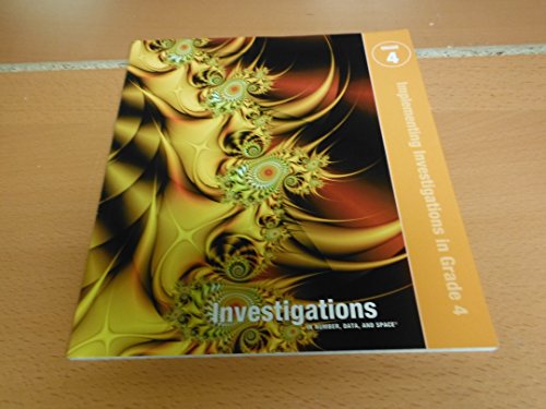 Stock image for Investigations in Number, Data and Space: Implementing Investigations in Grade 4 for sale by zeebooks