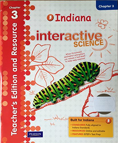 Imagen de archivo de Indiana interactive Science Grade 3 Chapter 3 Teacher's Edition and Resource a la venta por Nationwide_Text