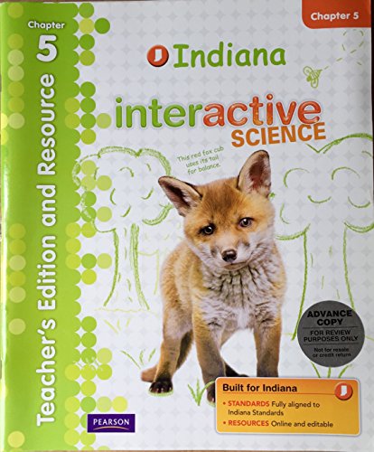 Stock image for Indiana interactive Science Grade 3 Chapter 5 Teacher's Edition and Resource for sale by Nationwide_Text