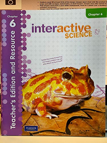Beispielbild fr Interactive Science, Unit B Life Science, Grade 5, Teacher's Edition and Resource, Chapter 6: Ecosystems, 9780328616916, 0328616915, 2012 zum Verkauf von HPB-Red