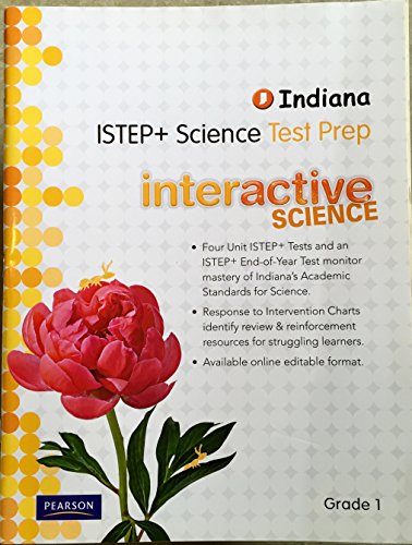 Imagen de archivo de Indiana ISTEP Science Test Prep Grade 1 Interactive Science a la venta por Allied Book Company Inc.