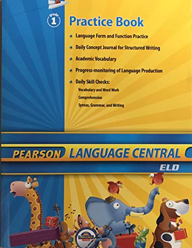 Stock image for Pearson Language Central ELD Grade 1 Practice Book for sale by Better World Books