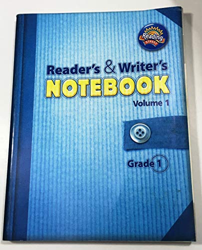 9780328669189: Scott Foresman Reading Street 2011 Grade 1 International Edition Readers And Writers Notebook Volume 1