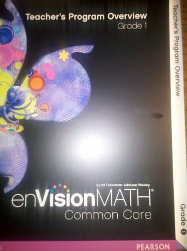 Beispielbild fr Teacher's Program Overview, Grade 1, Common Core (enVisionMATH) zum Verkauf von Nationwide_Text