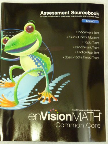 Beispielbild fr EnVisionMath Common Core, Grade 4: Teacher Resource Masters, Numbers and Operations - Fractions zum Verkauf von The Book Cellar, LLC