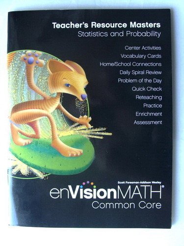 Imagen de archivo de Envision Math Teacher's Resource Masters, Statistics and Probability a la venta por Nationwide_Text