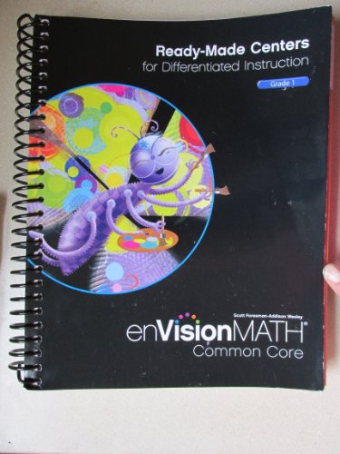 Stock image for EnVision Math Common Core: Grade 1 Ready-Made Centers for Differentiated Instruction for sale by TextbookRush