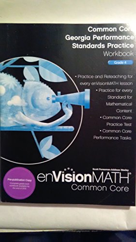 Beispielbild fr EnVision Math 4 Workbook Georgia Common Core zum Verkauf von Better World Books