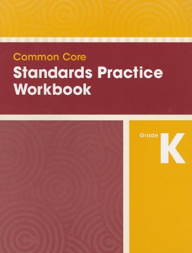 Stock image for Common Core Standards Practice Workbook Grade K for sale by Better World Books