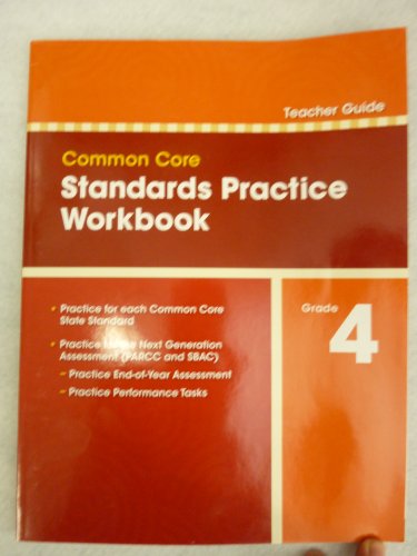 9780328756940: Pearson Common Core Standards Practice Workbook Grade 4 TEACHER GUIDE (2012-05-03)