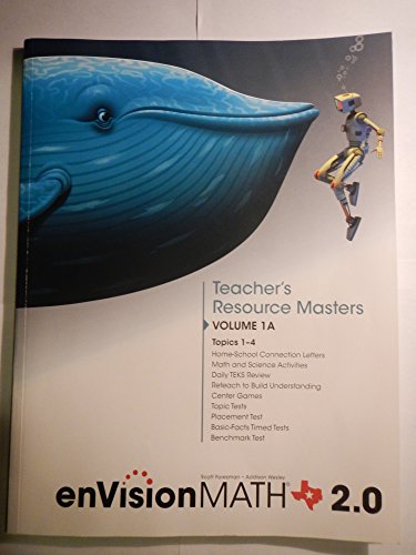 9780328767847: enVision Math 2.0 Texas Edition Volume 1A Topics 1-4: Grade 5 Teacher's Resource Masters