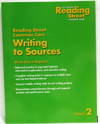 Stock image for Reading Street Grade 2 Common Core Writing to Sources for sale by Better World Books