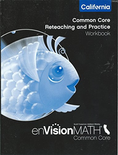 Stock image for enVision Math California Common Core K Reteaching & Practice for sale by GF Books, Inc.