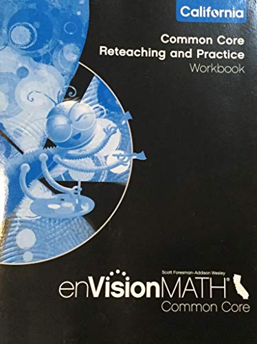 Stock image for EnVision Math CA Common Core Reteaching and Practice Workbook Grade 1 Elementary for sale by Jenson Books Inc
