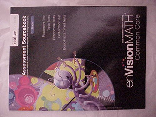 Beispielbild fr eVision Math Common Core Grade 1 Assessment Sourcebook realize Edition zum Verkauf von Allied Book Company Inc.