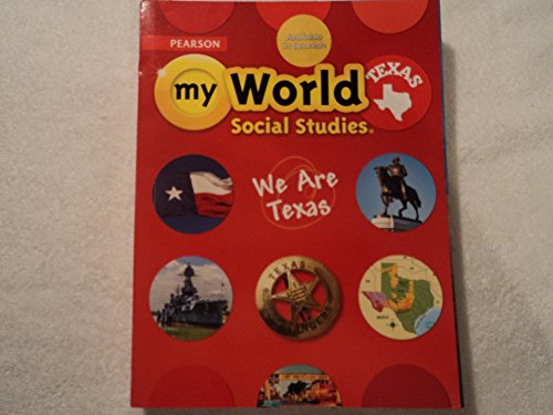 Imagen de archivo de Pearson my World Texas: Social Studies We Are Texas a la venta por SecondSale