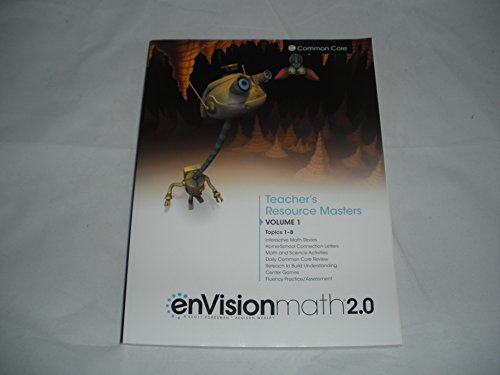 9780328827589: enVision Math 2.0 Teacher's Resource Masters Grade 1 Volume 1 Topics 1-8