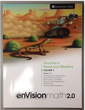 Imagen de archivo de enVision math 2.0 - Grade 4 - Teacher's Resource Masters - Volume One - Topics 1-7 a la venta por HPB-Diamond