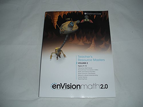 Imagen de archivo de enVision Math 2.0 Teacher's Resource Masters Grade 2 Volume 2 Topics 9-15 a la venta por Your Online Bookstore