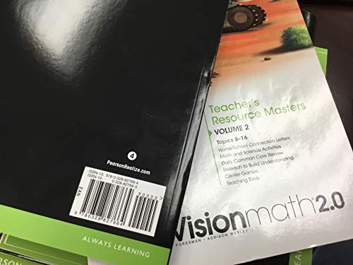 Stock image for EnVision Math 2.0 Teacher's Resource Masters Volume 2 Topics 8-16 for sale by Walker Bookstore (Mark My Words LLC)