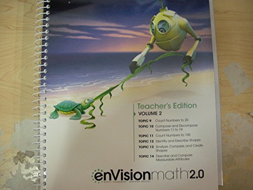 Imagen de archivo de enVisionmath 2.0 Teacher's Edition Grade K Volume 2 Common Core a la venta por The Book Cellar, LLC