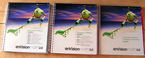 9780328827978: enVisionMATH 2.0 Math 2016 Common Core Teacher Edition Package Grade K (Contains 2-volume Teacher's Edition and Teacher's Edition Program Overview)