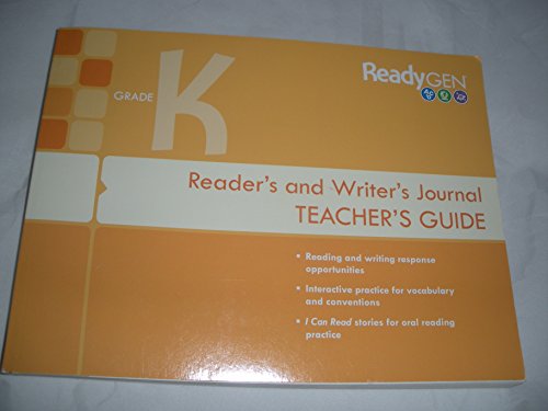 Imagen de archivo de ReadyGen Reader's and Writer's Journal Teacher's Guide Grade K a la venta por Half Price Books Inc.