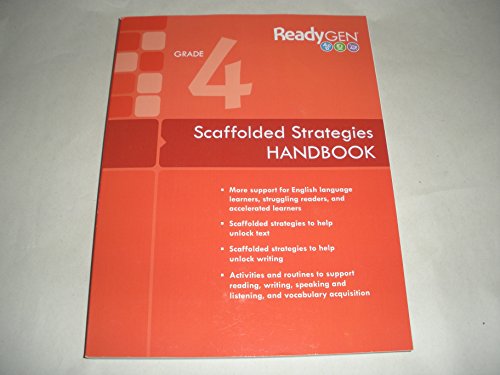 Imagen de archivo de ReadyGen Grade 4 Scaffolded Strategies Handook (2016 edition) a la venta por Wonder Book