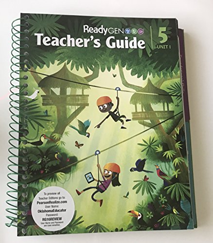 Beispielbild fr ReadyGEN Teacher's Guide Grade 5 Unit 1 - 5th Grade zum Verkauf von BooksRun