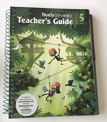 Imagen de archivo de ReadyGEN Teacher's Guide Grade 5 Unit 1 - 5th Grade a la venta por HPB-Red