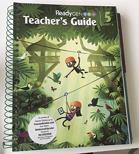 Imagen de archivo de ReadyGEN Teacher's Guide Grade 5 Unit 4 - 5th Grade a la venta por HPB-Red