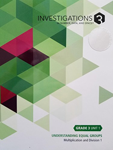 Stock image for Investigations in Number, Data, and Space 3, Grade 3 Unit 1, Common Core Edition, 9780328859153, 032885915x for sale by SecondSale