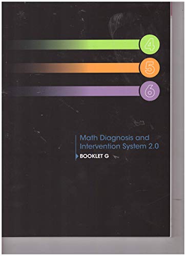 Stock image for enVisionmath 2.0 Math Diagnosis and Intervention System Booklet G Grades 4-6 for sale by SecondSale