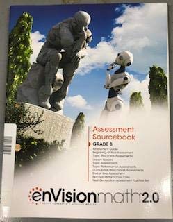 Beispielbild fr enVisionmath2.0 Assessment Sourcebook Grade 8 zum Verkauf von SecondSale
