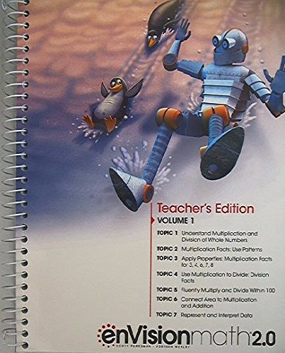 Stock image for enVision Math 2.0: Teacher's Edition, Grade 3, Volume, Topics 1-7 for sale by Walker Bookstore (Mark My Words LLC)