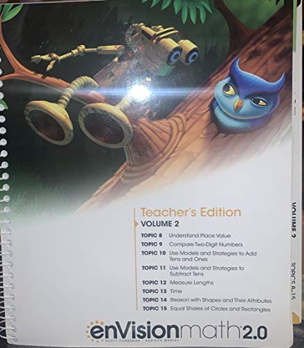 9780328887262: enVision Math 2.0 Teacher's Edition Grade 1 Volume 2 Topics 8-15