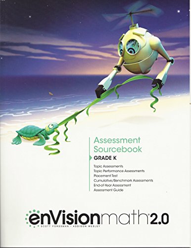 Imagen de archivo de Envision Math 2.0 Assessment Sourcebook Grade K a la venta por Georgia Book Company