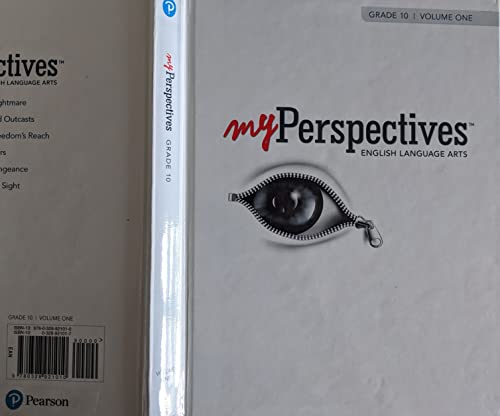 Stock image for MyPerspectives English Language Arts, Student Textbook, Grade 10 Volume One, c. 2017, 9780328921010, 0328921017 for sale by HPB-Red