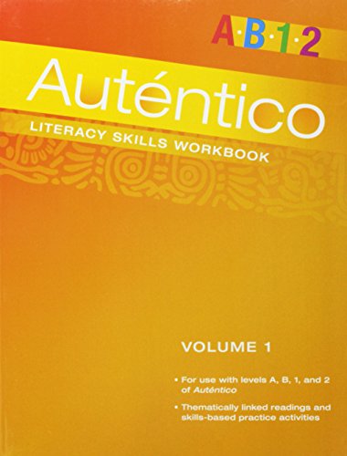 Imagen de archivo de AUTENTICO 2018 LITERACY SKILLS WORKBOOK VOLUME 1 GRADE 6/12 a la venta por SecondSale